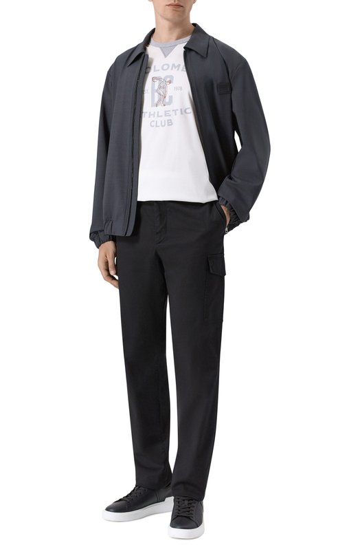 Хлопковая футболка Brunello Cucinelli M0B131001G Белый  M0B131001G Фото 2