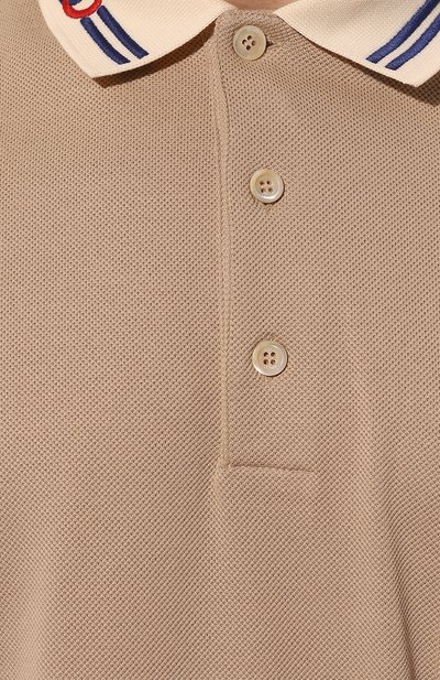 Хлопковое поло GUCCI, арт. 658067 XJDI2, фото 5