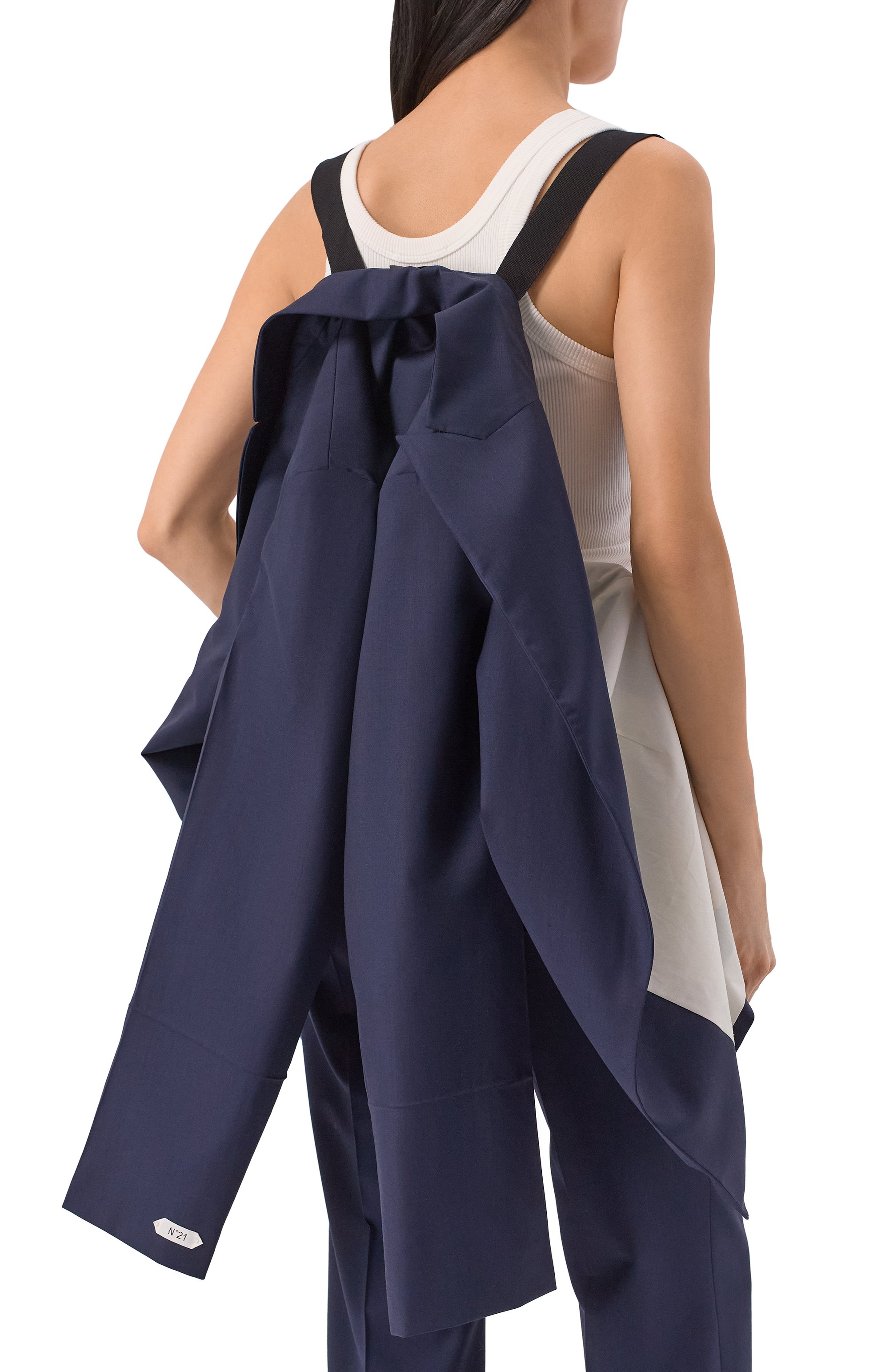 Шерстяной жакет N21 синего цвета по цене 110000 руб., арт. L011/3016, фото 6 Шерстяной жакет N21, арт. L011/3016, фото 6