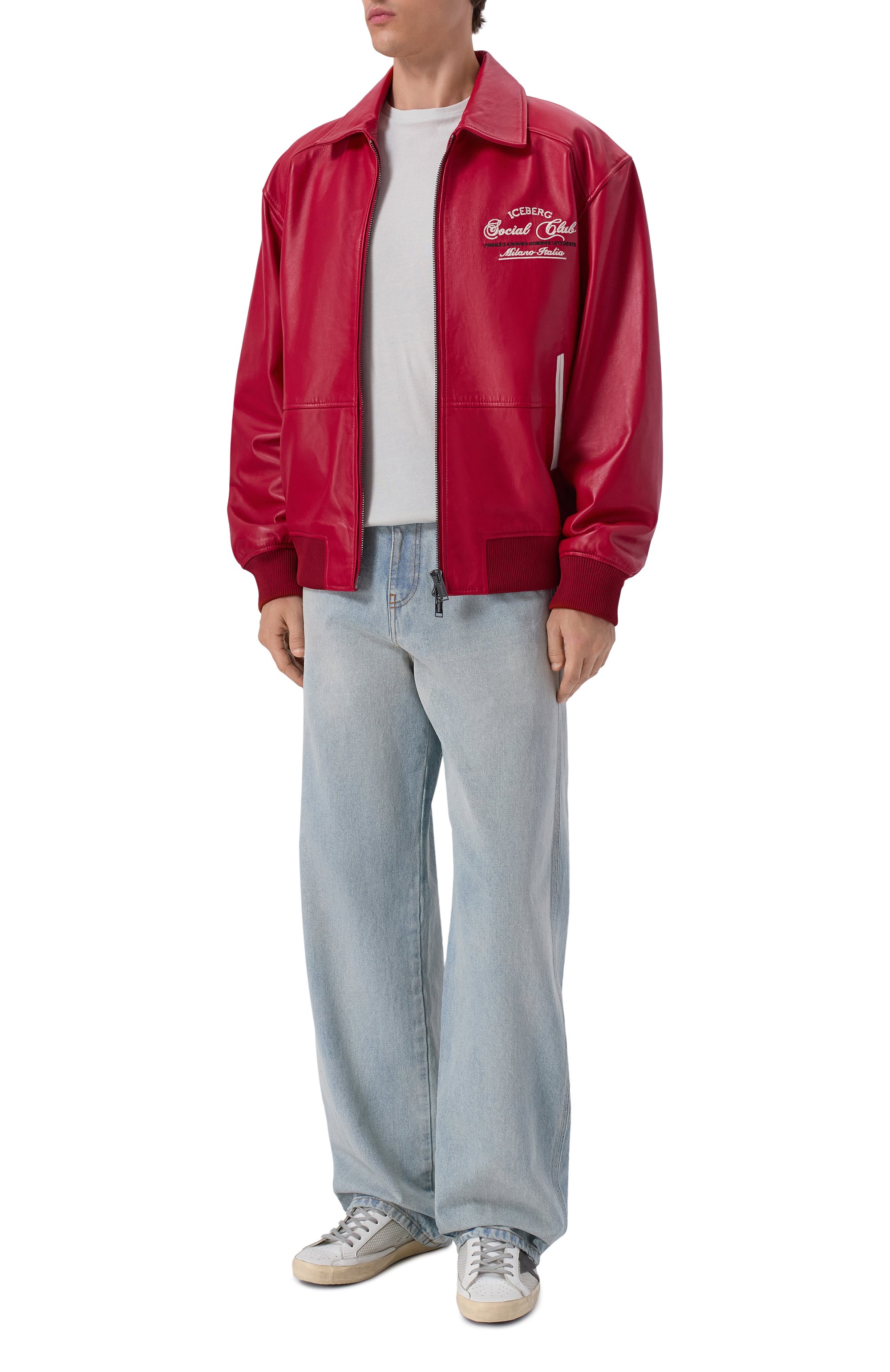 Кожаный бомбер ICEBERG, арт. Z020/6805, фото 2
