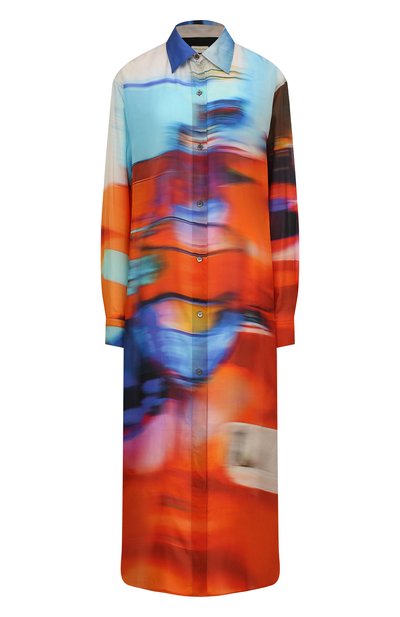 Женское шелковое платье DRIES VAN NOTEN, арт. 221-011034-4335