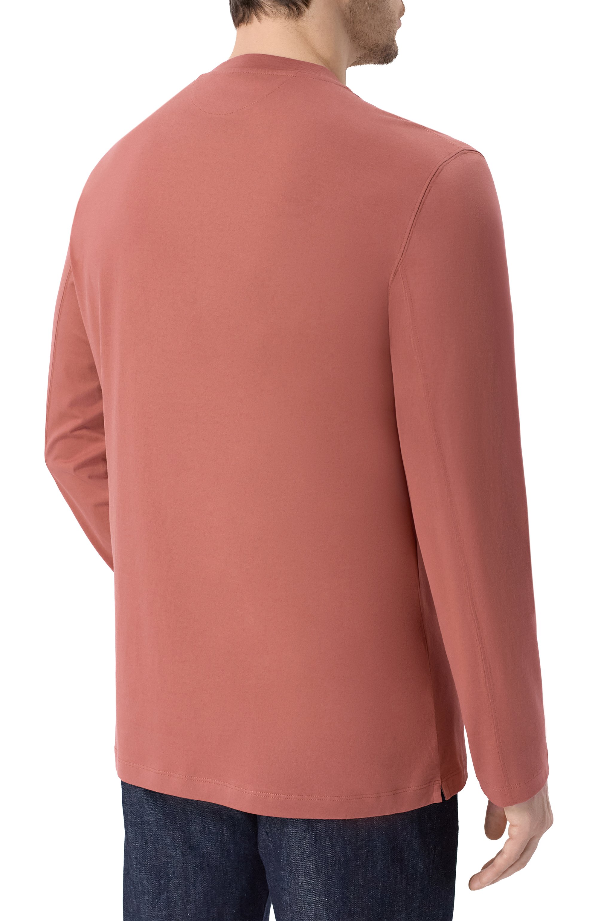 Хлопковый лонгслив BRUNELLO CUCINELLI, арт. M0B137407, фото 4