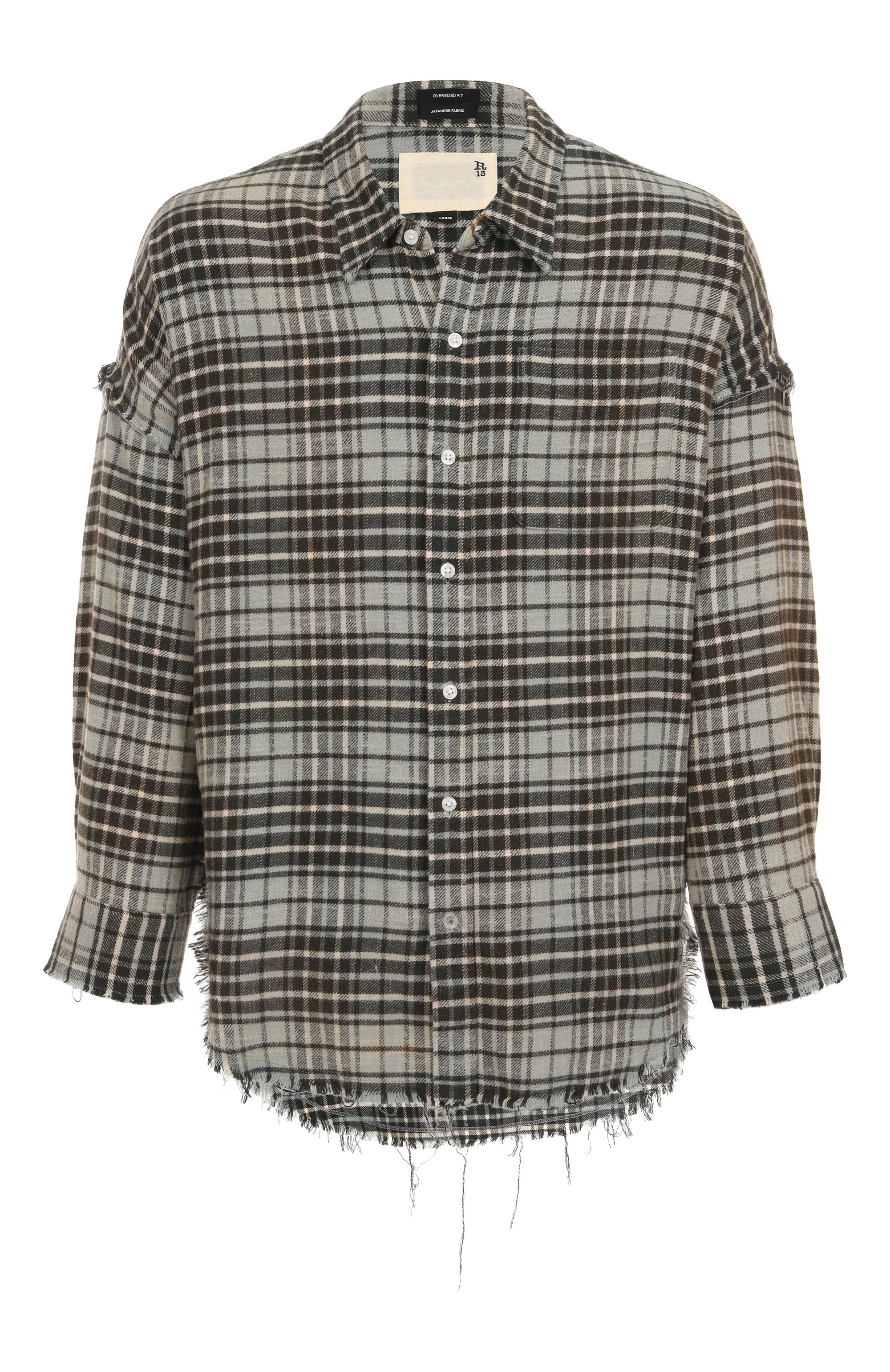 Хлопковая рубашка R13, арт. R13WR075-R560B/M, фото 1