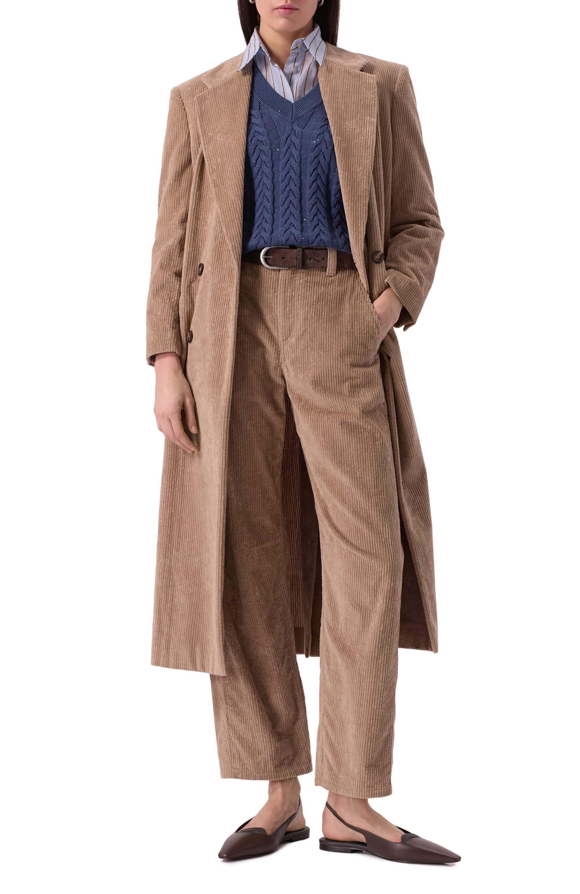 Хлопковый свитер BRUNELLO CUCINELLI, арт. MDV798102, фото 2