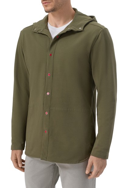 Хлопковая рубашка KITON, арт. UMCPETEH0805284, фото 3