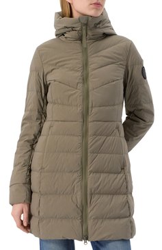 Женский пуховик clair CANADA GOOSE хаки цвета, арт. 2331WB | Фото 3 (Материал сплава: Проставлено; Материал утеплителя: Пух и перо; Длина (верхняя одежда): До середины бедра; Рукава: Длинные; Драгоценные камни: Проставлено; Материал подклада: Синтетический материал; Кросс-КТ: Пуховик; Стили: Кэжуэл; Материал внешний: Синтетический материал)