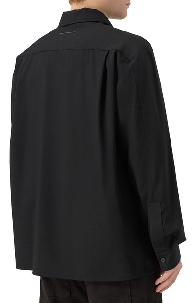 Шерстяная рубашка MM6, арт. SH2DT0036/M35622, фото 4