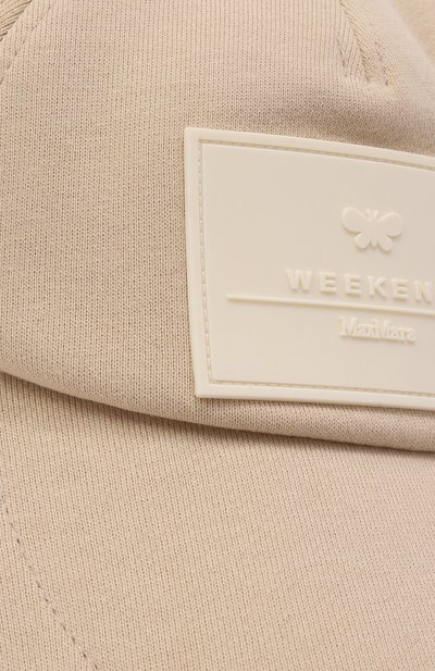 Хлопковая бейсболка WEEKEND MAX MARA бежевого цвета по цене 14650 руб., арт. ALL0R0, фото 4 Хлопковая бейсболка WEEKEND MAX MARA, арт. ALL0R0, фото 4