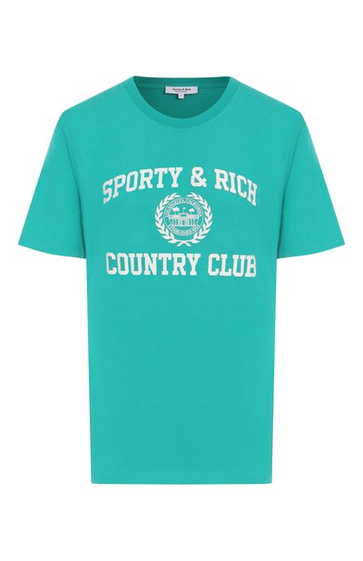 Женская хлопковая футболка SPORTY AND RICH, арт. T0089625218GR37