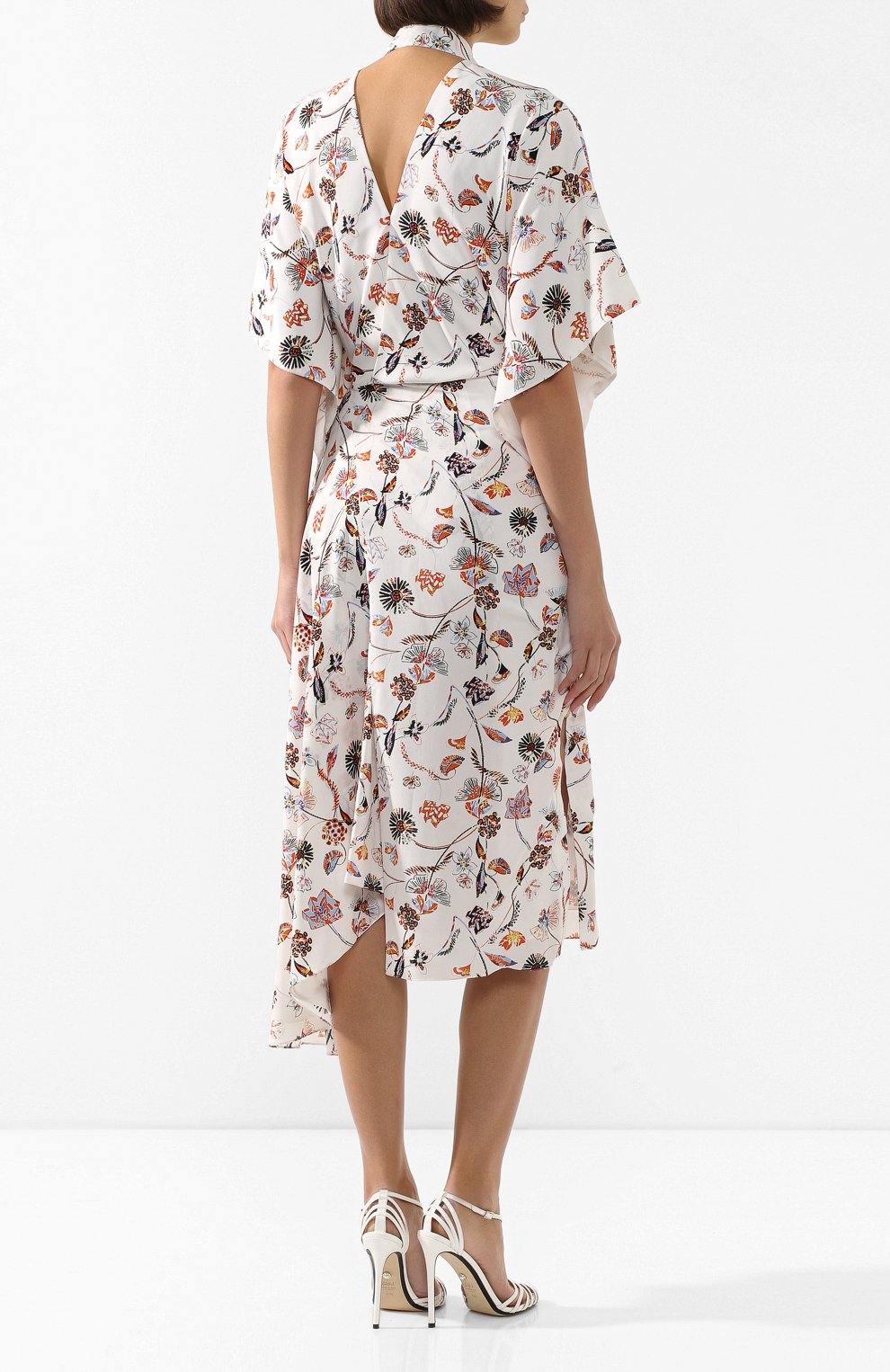Платье ROLAND MOURET разноцветного цвета по цене 139500 руб., арт. PS20/S0360/F0403, фото 4 Платье ROLAND MOURET, арт. PS20/S0360/F0403, фото 4