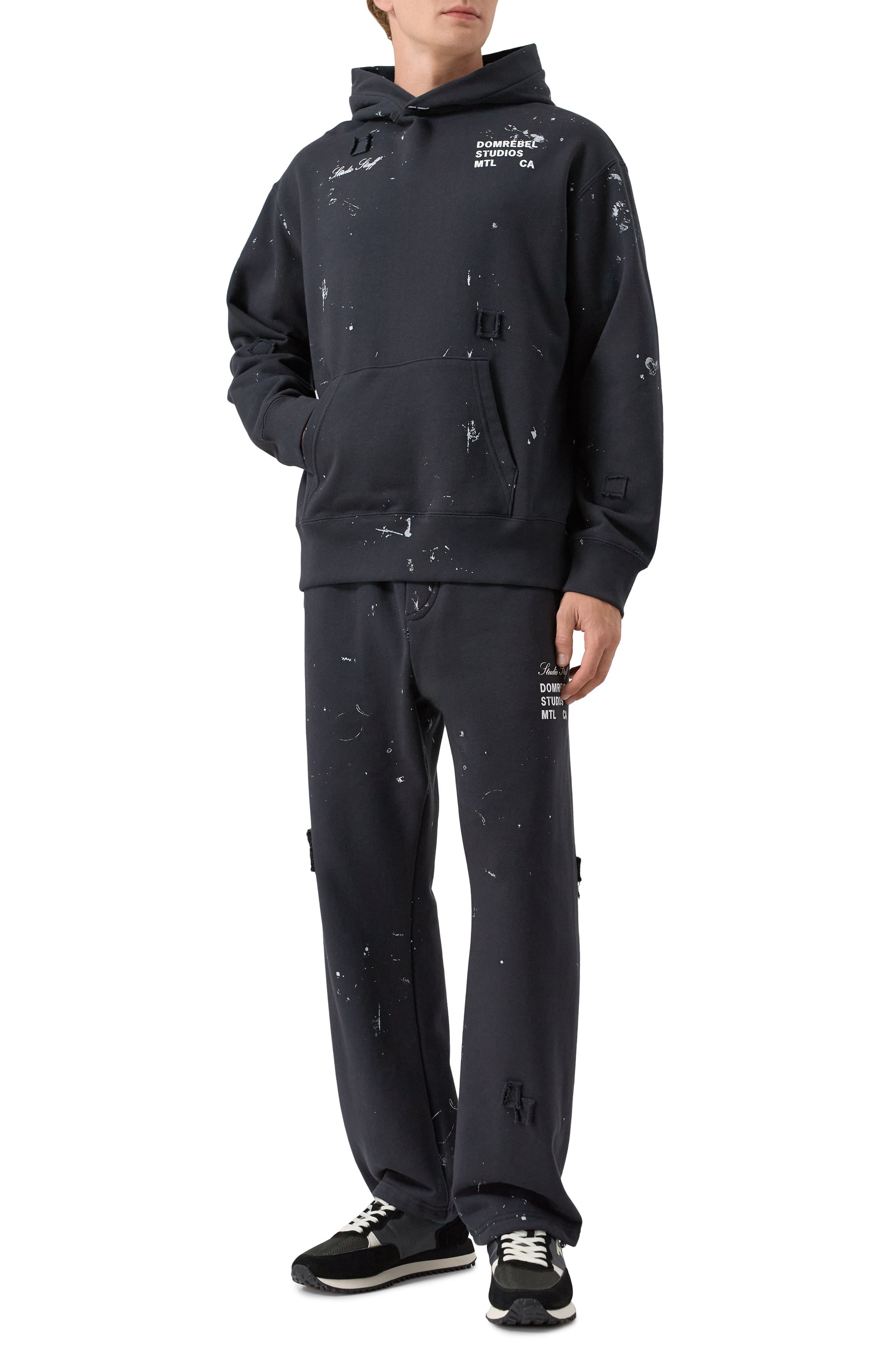 Хлопковое худи DOMREBEL, арт. M STAFF PULL0VER H00DIE, фото 2