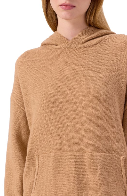 Худи из шерсти и кашемира MSGM 3541MDM272/237787 Бежевый  3541MDM272/237787 Фото 5