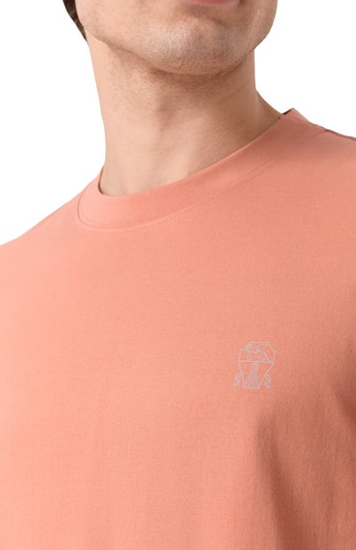 Хлопковая футболка BRUNELLO CUCINELLI, арт. M0B138440, фото 5