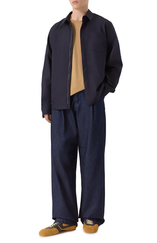 Хлопковая футболка Dries Van Noten 021112-2603-103 Бежевый  021112-2603-103 Фото 2