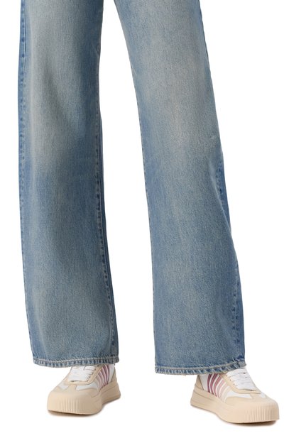 Кожаные кеды new jersey DSQUARED2, арт. SNW0292, фото 3