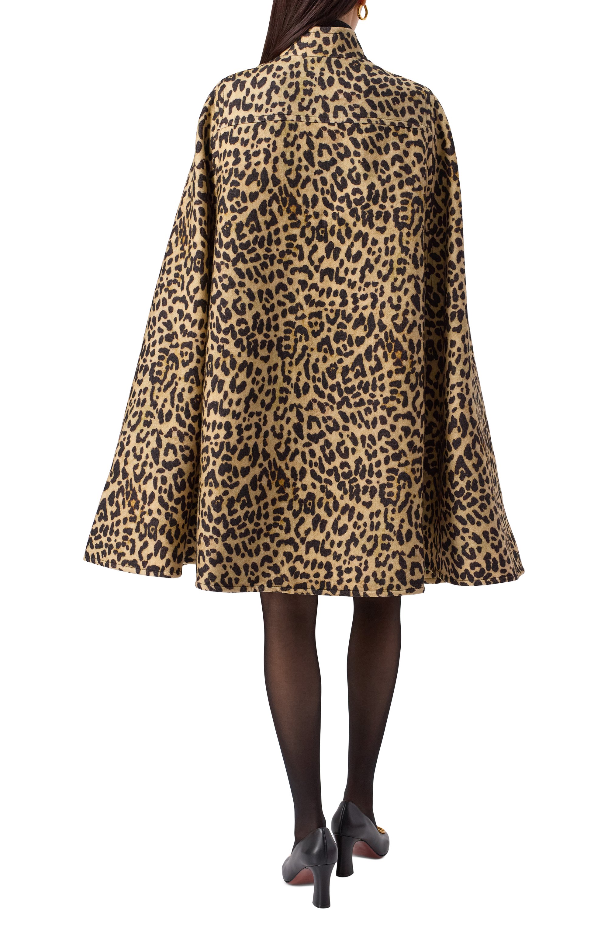 Шерстяной кейп VALENTINO, арт. 7B3CG4Q09G7, фото 4