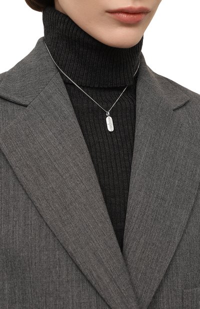 Кулон на цепочке LEVASHOVAELAGINA серебряного цвета по цене 9000 руб., арт. pillz/n, фото 2 Кулон на цепочке LEVASHOVAELAGINA, арт. pillz/n, фото 2