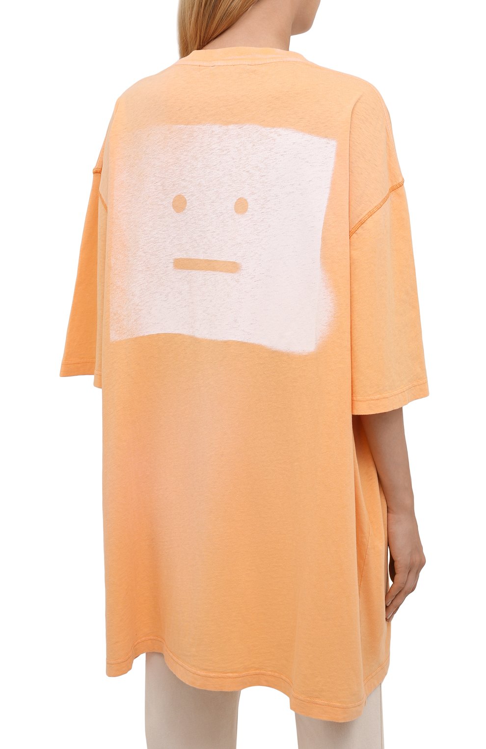 Хлопковая футболка ACNE STUDIOS, арт. CL0104/W, фото 4