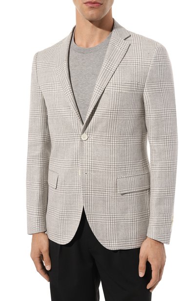 Пиджак из шерсти и льна CORNELIANI, арт. 91X005-3116305, фото 3