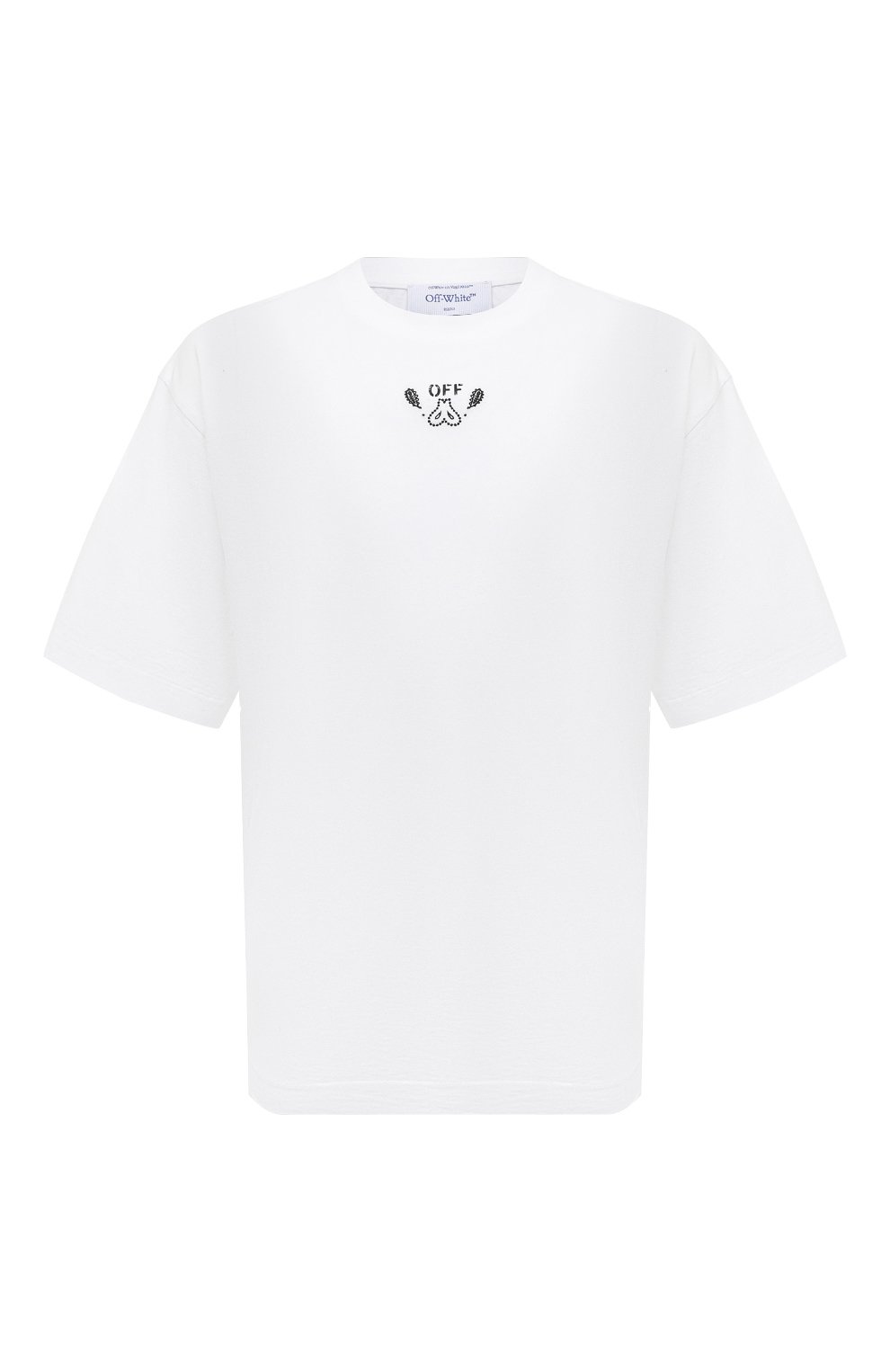 Хлопковая футболка OFF-WHITE, арт. 0MAA120S24JER003, фото 1