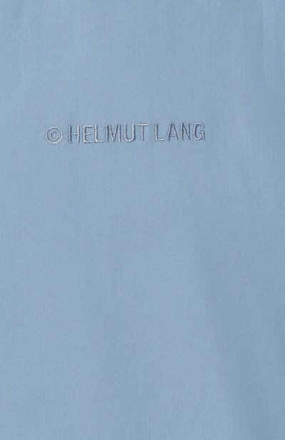 Хлопковая рубашка HELMUT LANG голубого цвета по цене 44000 руб., арт. M10HM504, фото 5 Хлопковая рубашка HELMUT LANG, арт. M10HM504, фото 5