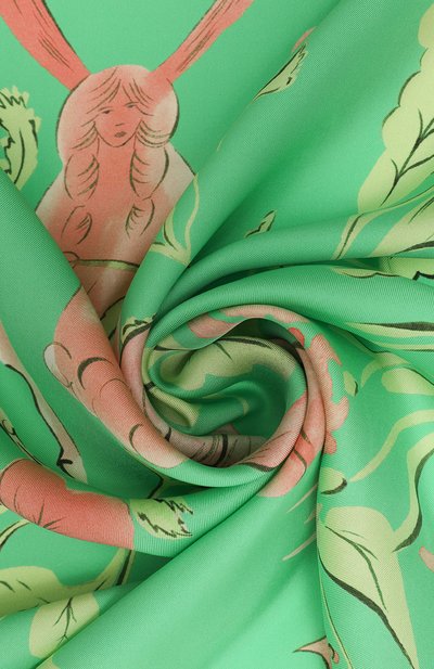 Шелковый платок лань в цветущем лесу PETITJEAN PARIS, арт. 12C22, фото 3