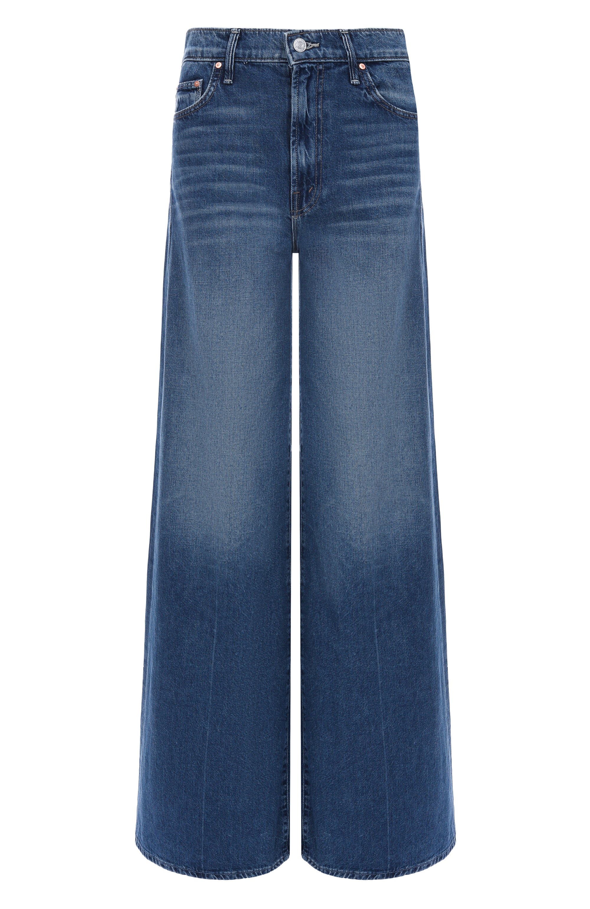 Джинсы the undercover sneak MOTHER синего цвета по цене 47750 руб., арт. 11105-1230, фото 1 Джинсы the undercover sneak MOTHER, арт. 11105-1230, фото 1