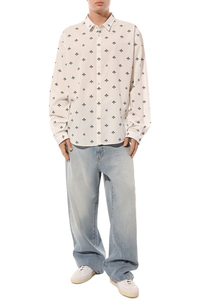 Хлопковая рубашка GUCCI, арт. 408602 Z374A, фото 2