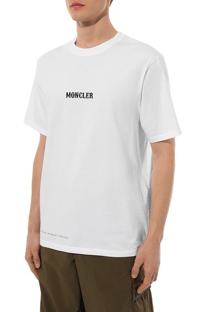 Хлопковая футболка circus 7 moncler frgmt hiroshi fujiwara MONCLER GENIUS белого цвета по цене 32500 руб., арт. 8C000-03-M2353, фото 3 Хлопковая футболка circus 7 moncler frgmt hiroshi fujiwara MONCLER GENIUS, арт. 8C000-03-M2353, фото 3