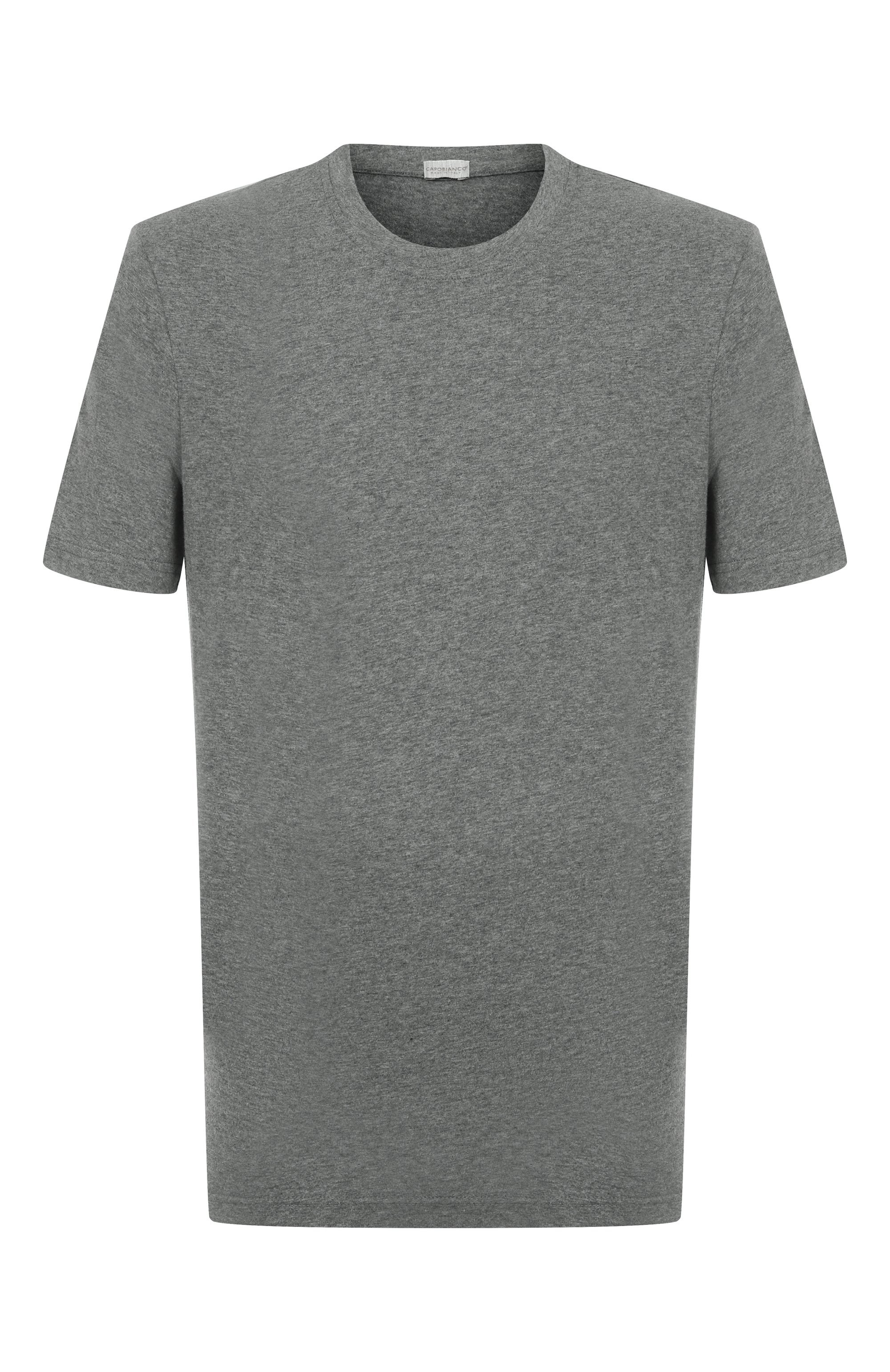 Футболка из хлопка и кашемира CAPOBIANCO, арт. 19M660.WS00., фото 1