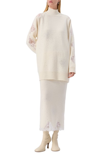 Женский свитер из шерсти и вискозы GIUSEPPE DI MORABITO, арт. 05FWKND364YC 05359