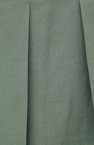 Юбка из вискозы и льна GUCCI зеленого цвета по цене 187200 руб., арт. 652132/Z8A0D, фото 5 Юбка из вискозы и льна GUCCI, арт. 652132/Z8A0D, фото 5