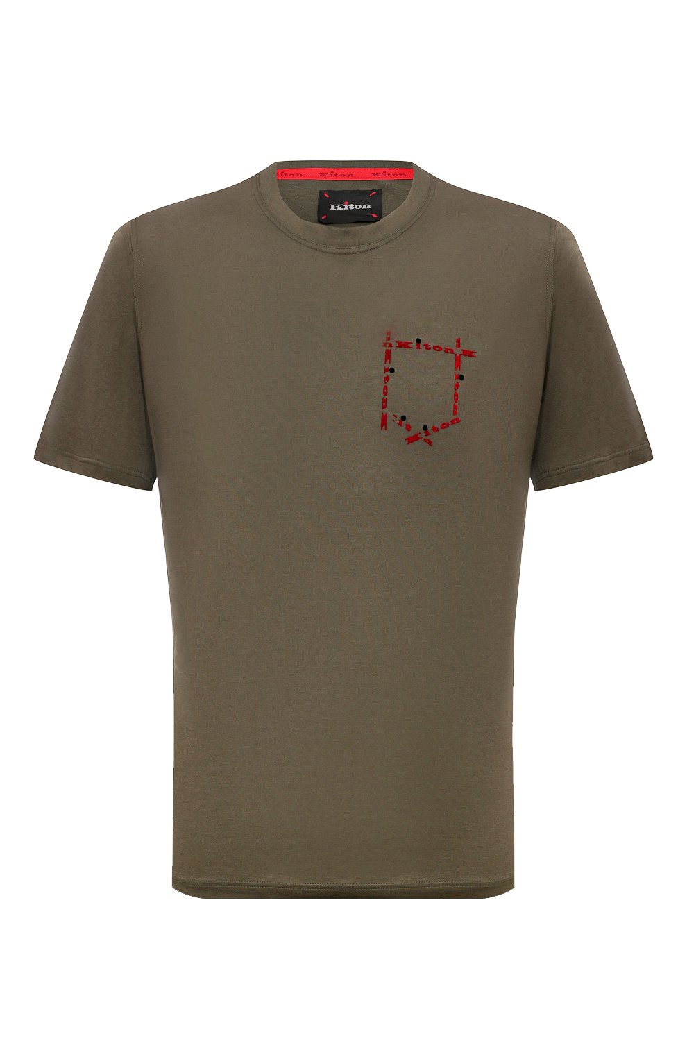 Хлопковая футболка KITON, арт. UK1163W23, фото 1
