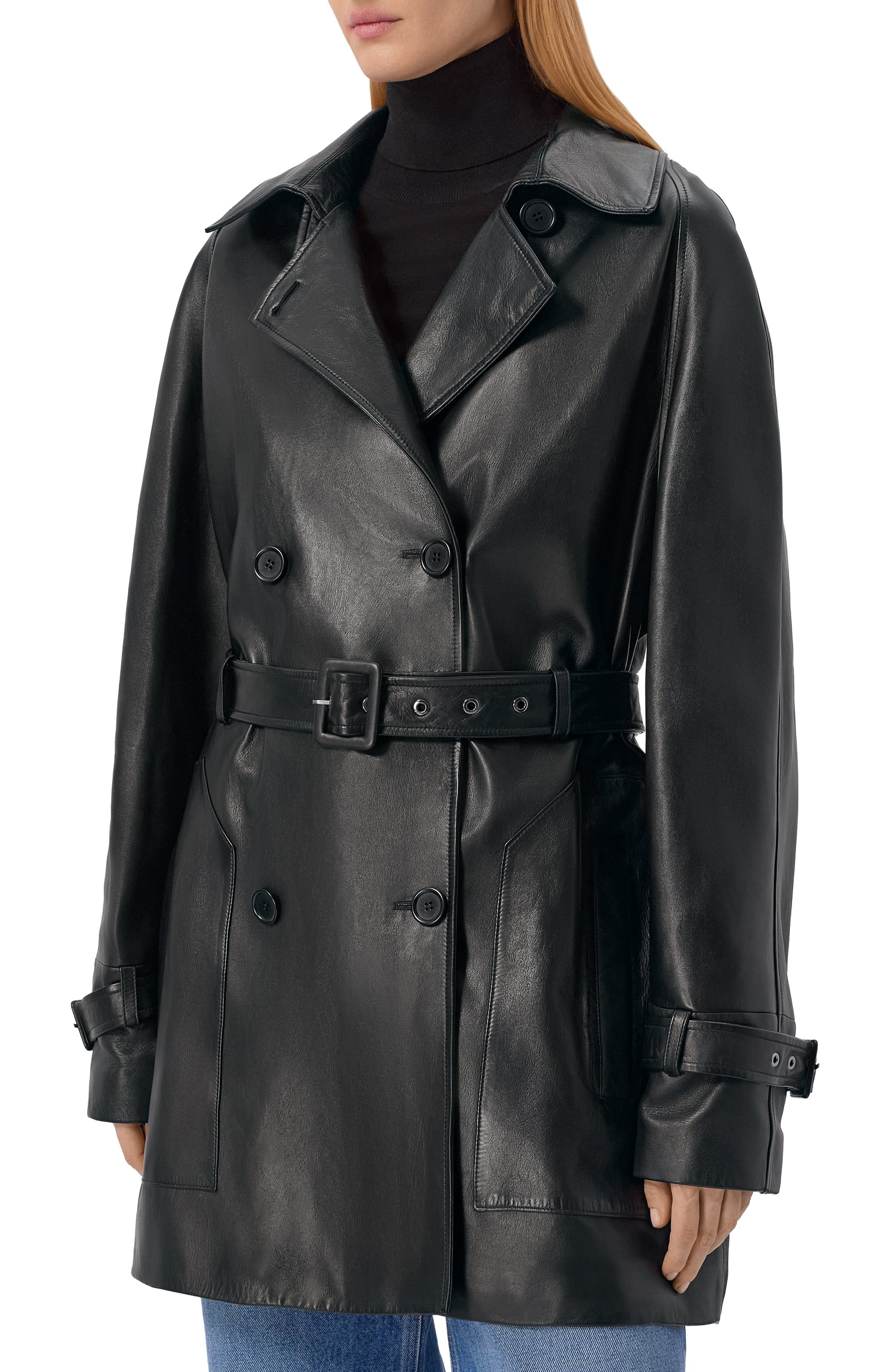Кожаный тренч MVST, арт. ZBKB-Y139-4/Z2763-1, фото 3