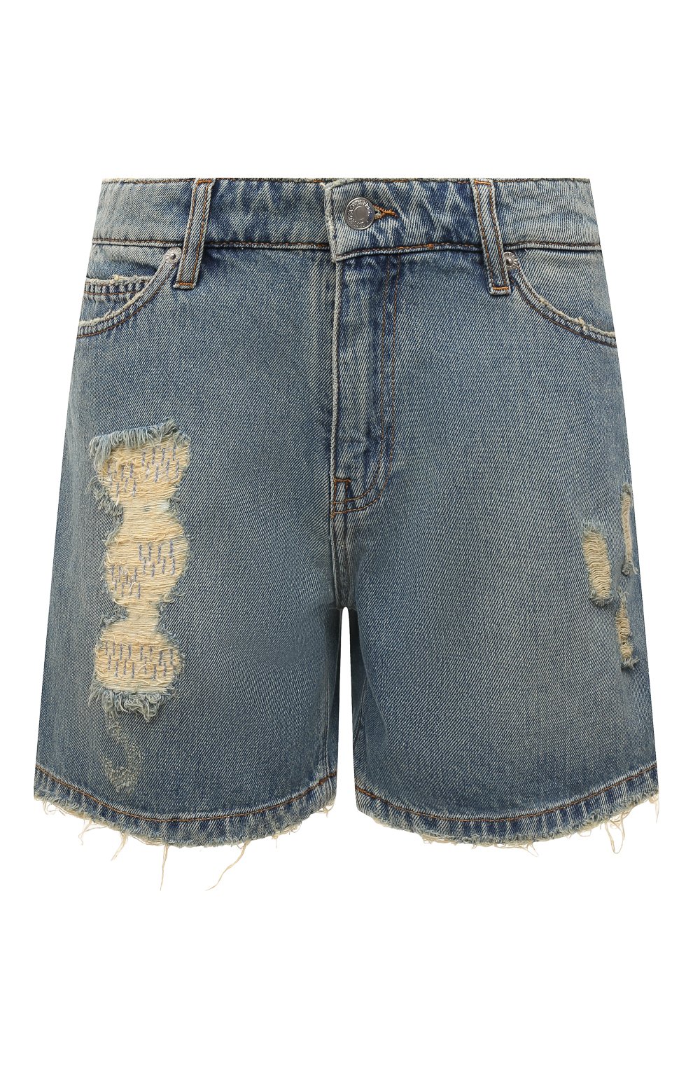 Джинсовые шорты ZADIG AND VOLTAIRE голубого цвета по цене 23650 руб., арт. WWBS00011, фото 1 Джинсовые шорты ZADIG AND VOLTAIRE, арт. WWBS00011, фото 1