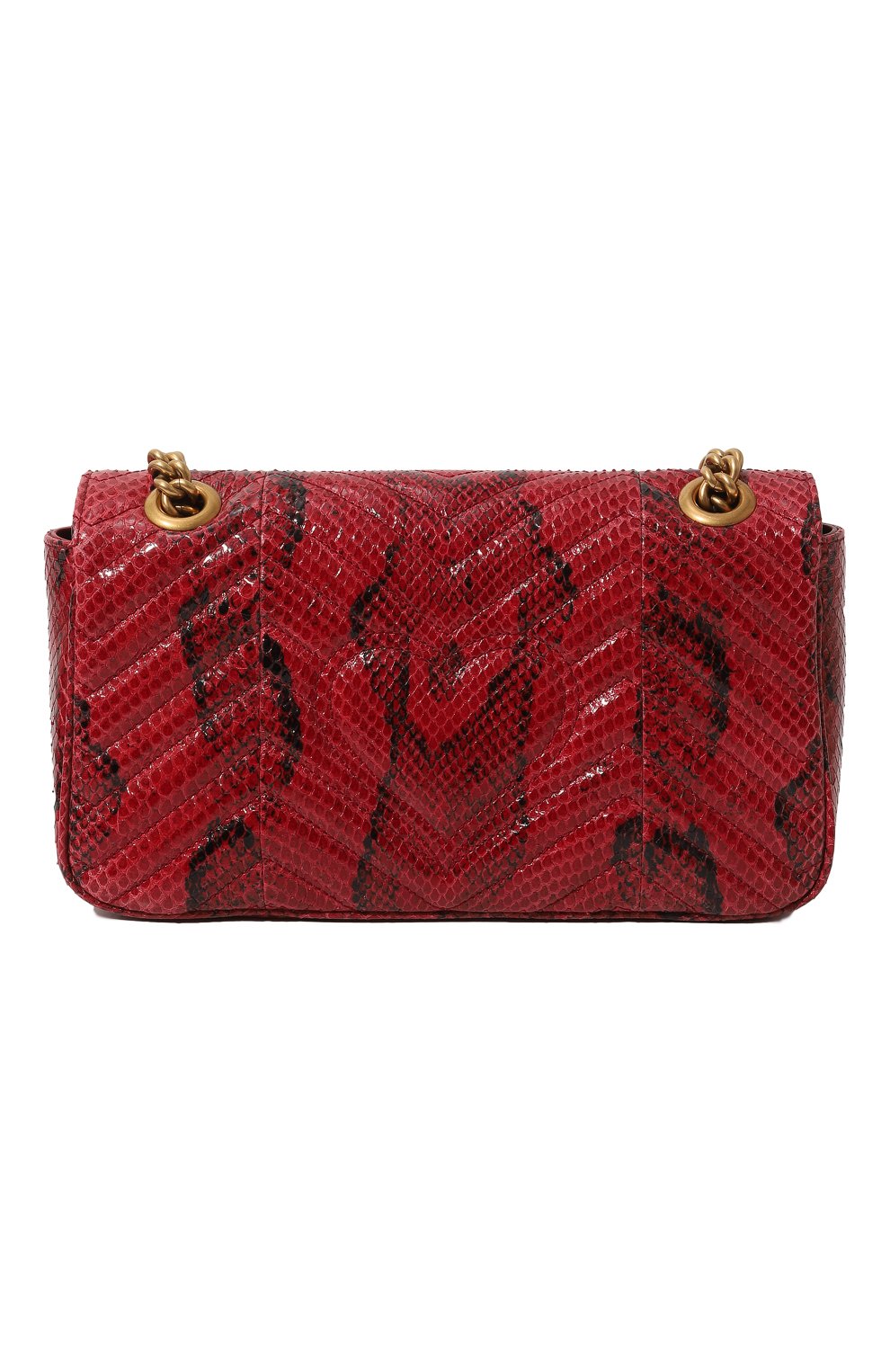 Сумка gg marmont small из кожи питона GUCCI, арт. 443497 LU3NT, фото 6