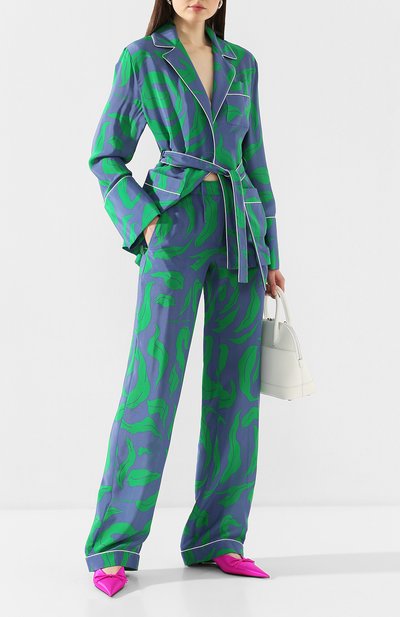 Брюки из смеси вискозы и шелка OFF-WHITE, арт. 0WCA082R20H150903040, фото 2