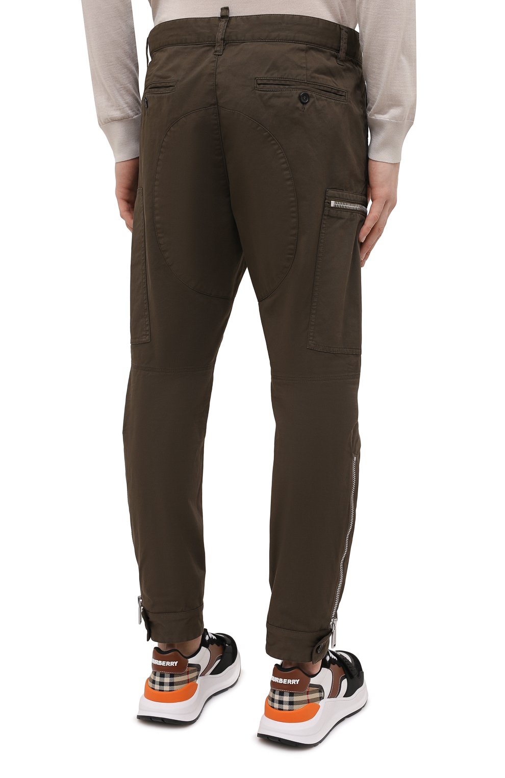 Хлопковые брюки-карго DSQUARED2, арт. S71KB0358/S49572, фото 4