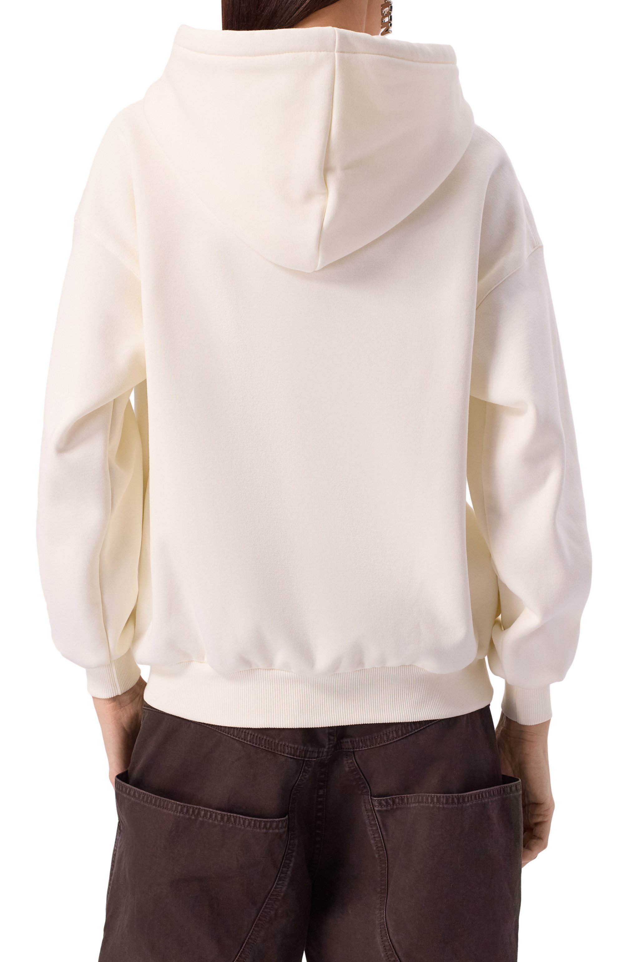 Худи FLASHIN молочного цвета по цене 19800 руб., арт. FF25HDOM, фото 4 Худи FLASHIN, арт. FF25HDOM, фото 4