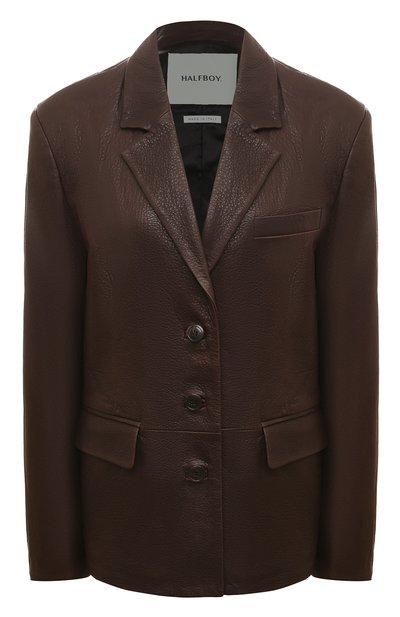 Кожаный жакет HALFBOY, арт. HFW241WLBL176, фото 1