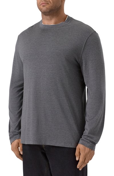 Лонгслив из шелка и хлопка BRUNELLO CUCINELLI, арт. MH8367433, фото 3