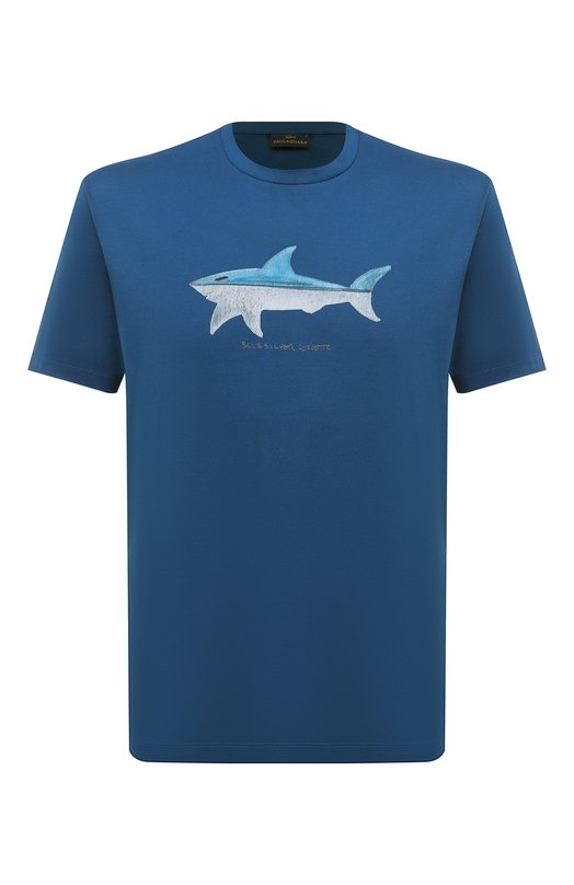 

Хлопковая футболка Paul&Shark, Синий