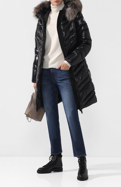 Пуховик с меховой отделкой капюшона MONCLER, арт. D2-093-49344-25-68950, фото 2