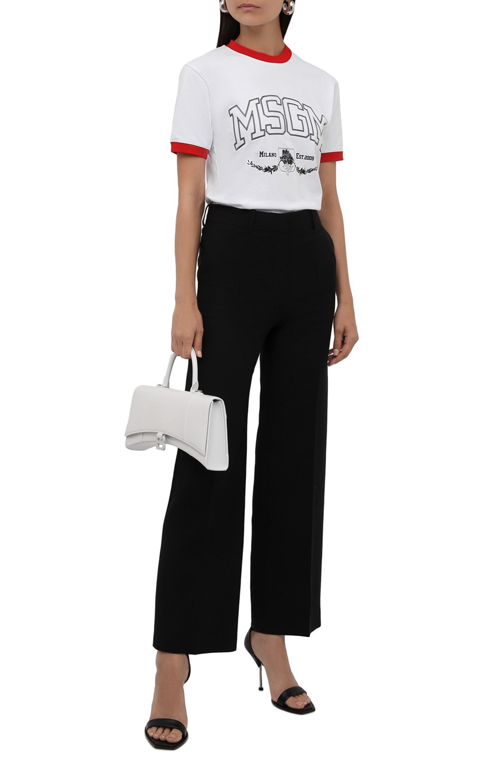 Хлопковая футболка MSGM, арт. 3141MDM78 217798, фото 2