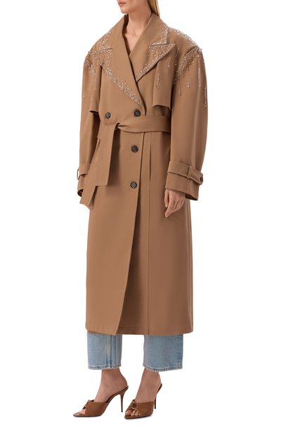 Хлопковый тренч GIUSEPPE DI MORABITO, арт. 06PSC0031R 16310, фото 3