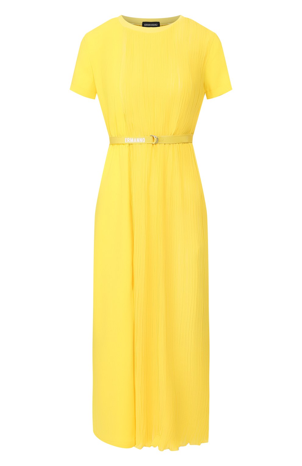 Платье ERMANNO ERMANNO SCERVINO желтого цвета по цене 47850 руб., арт. 46T AB17 GIS, фото 1 Платье ERMANNO ERMANNO SCERVINO, арт. 46T AB17 GIS, фото 1