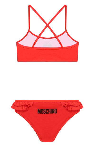 Раздельный купальник MOSCHINO красного цвета по цене 9770 руб., арт. HAL00C/LKA00/10A-14A, фото 2 Раздельный купальник MOSCHINO, арт. HAL00C/LKA00/10A-14A, фото 2