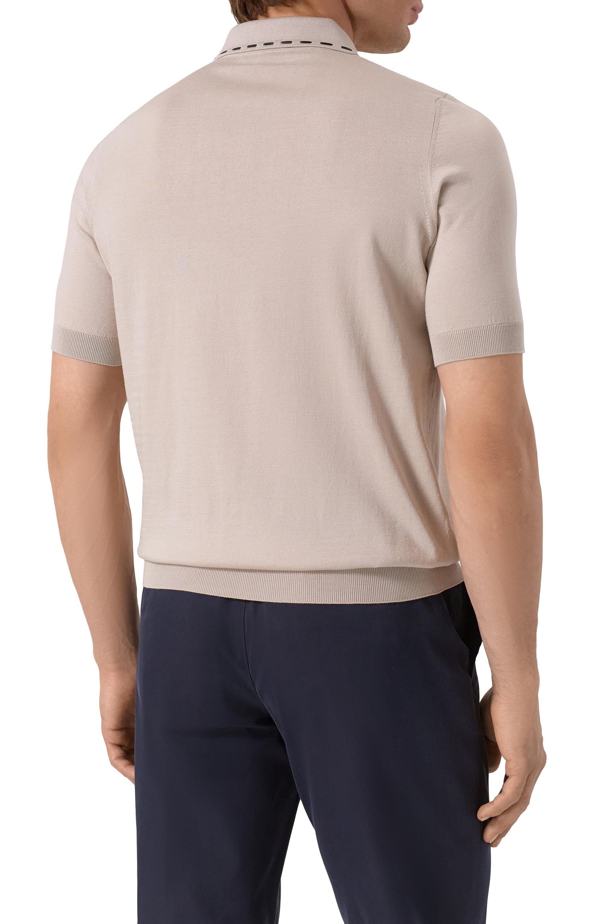 Поло из хлопка и шелка ZILLI, арт. KZP002M0144VRIS00/64, фото 4