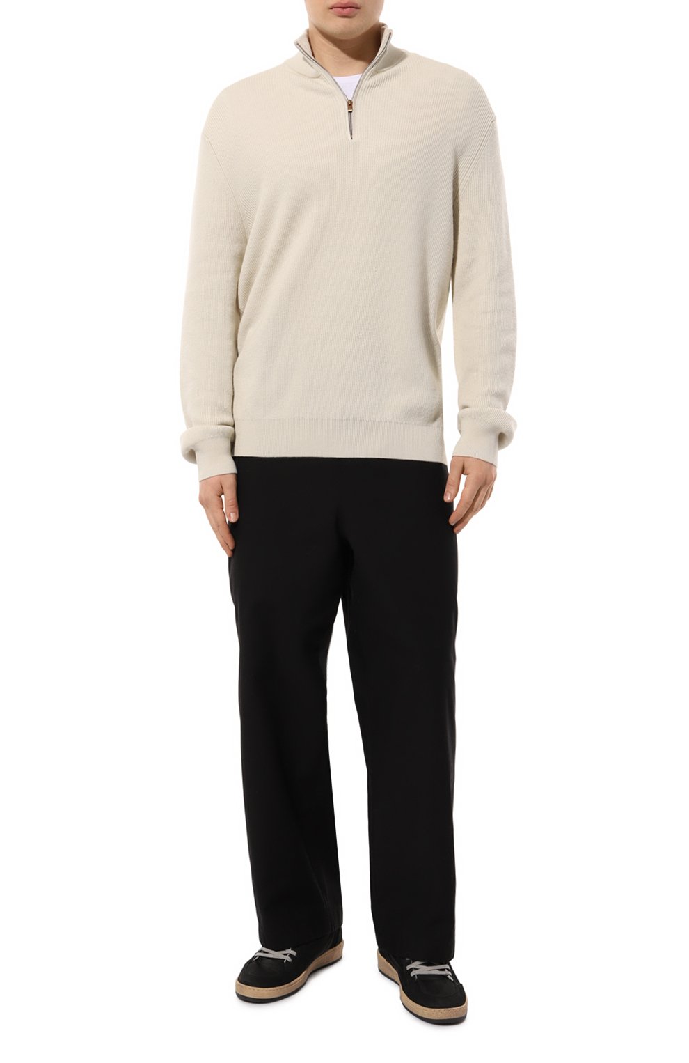 Свитер из хлопка и кашемира AGNONA, арт. K207U18E/1B1408E, фото 2