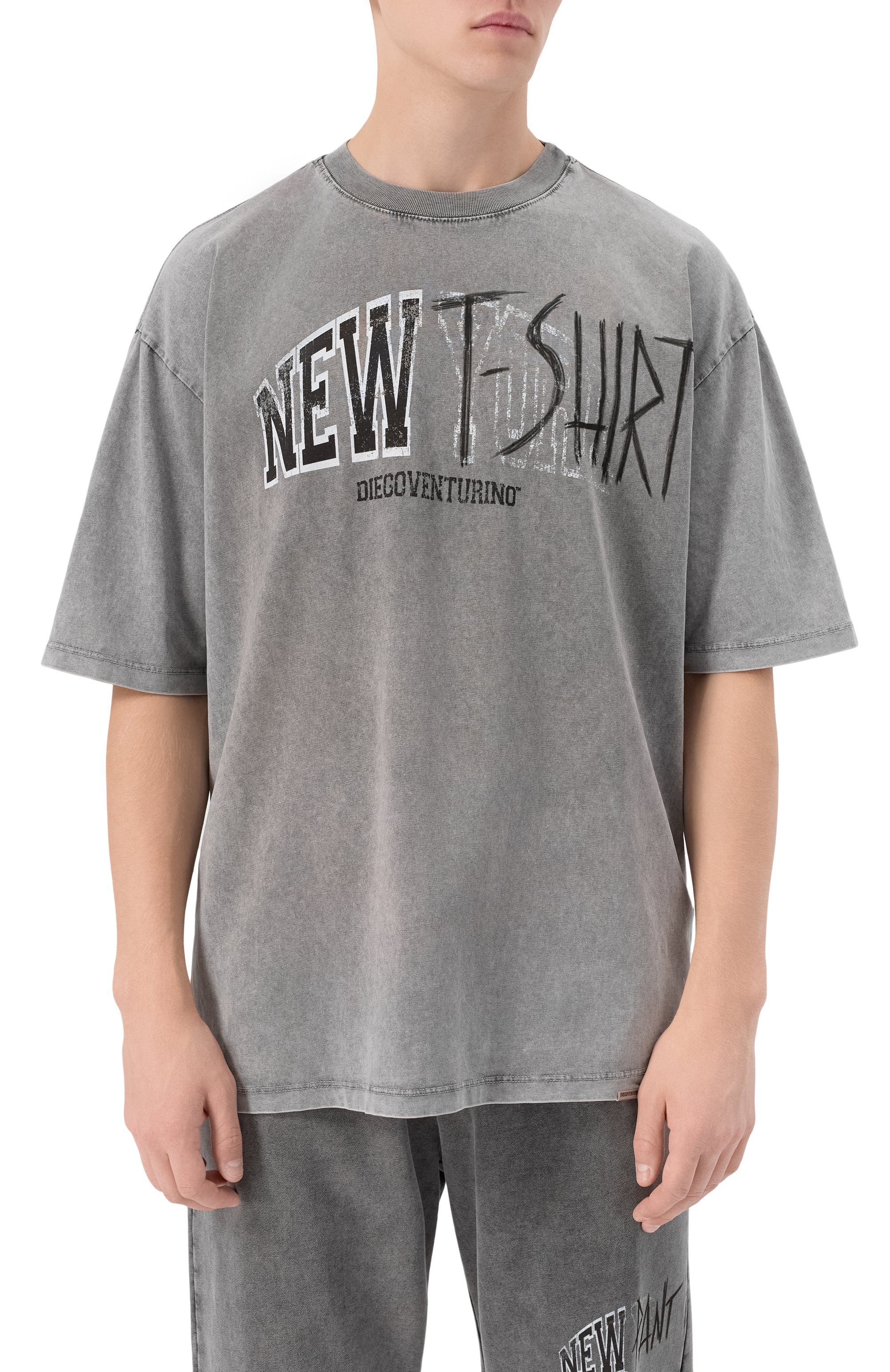 Хлопковая футболка DIEGO VENTURINO, арт. DVTS0NEW-T, фото 3